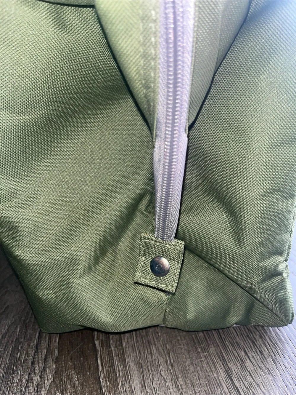 Sierra Club  Green Canvas Tote cooler Bag 13x12x7 Vintage